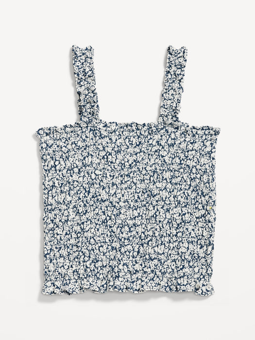 Fitted Smocked Tank Top