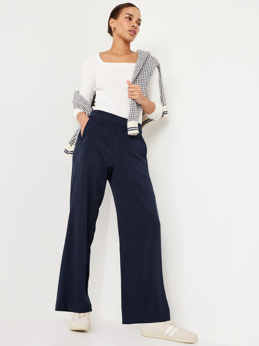 High-Waisted Playa Wide-Leg Pants