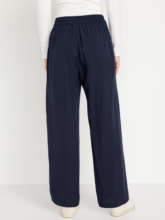High-Waisted Playa Wide-Leg Pants
