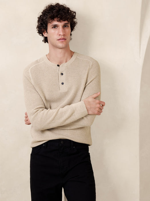 Sante Merino Henley Sweater