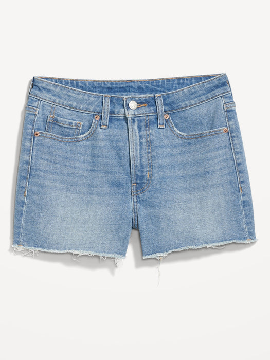 High-Waisted OG Cut-Off Jean Shorts -- 3-inch inseam