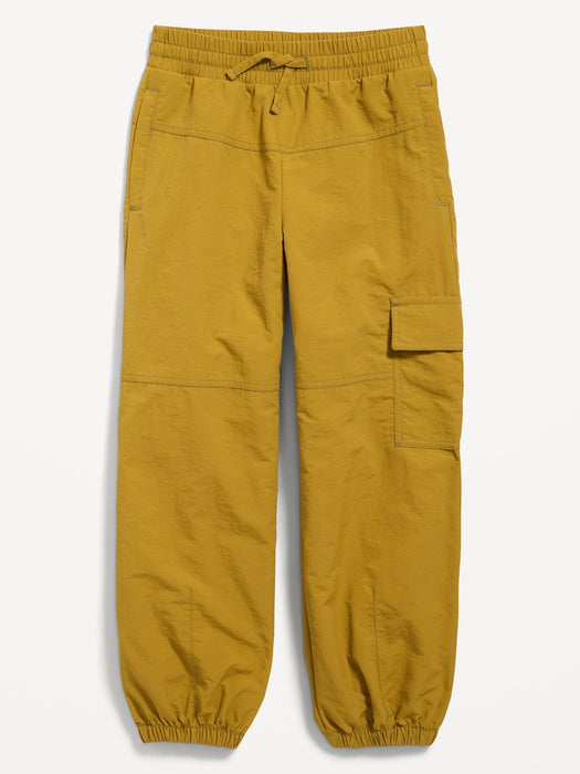 High-Waisted Cargo Performance Pants for Girls
