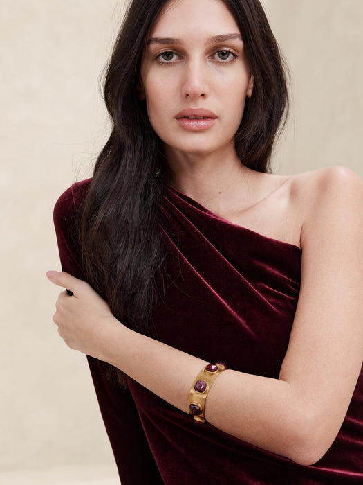Juliette Ruby Cuff | Aureus + Argent