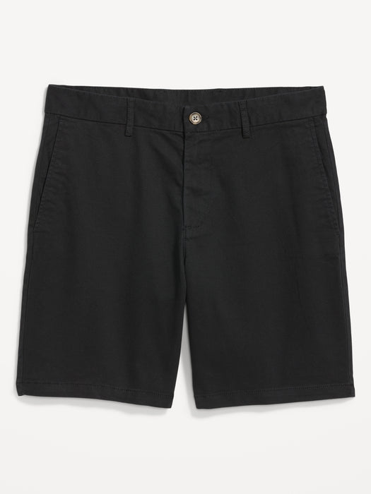 Slim Built-In Flex Rotation Chino Shorts -- 8-inch inseam