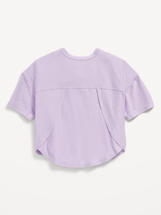 Cloud 94 Soft Go-Dry Cool Cropped T-Shirt for Girls
