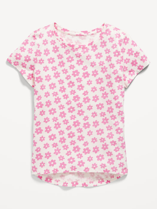 Softest Short-Sleeve Printed T-Shirt for Girls