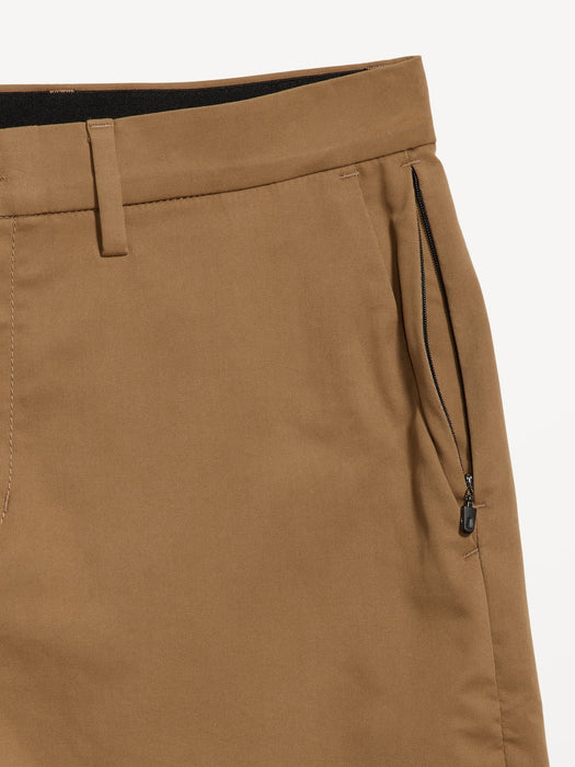 Slim Built-In Flex Chino Shorts -- 9-inch inseam