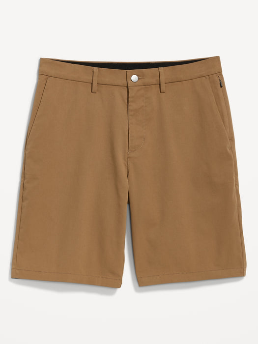Slim Built-In Flex Chino Shorts -- 9-inch inseam