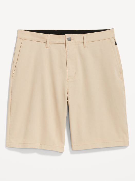 Slim Built-In Flex Chino Shorts -- 9-inch inseam
