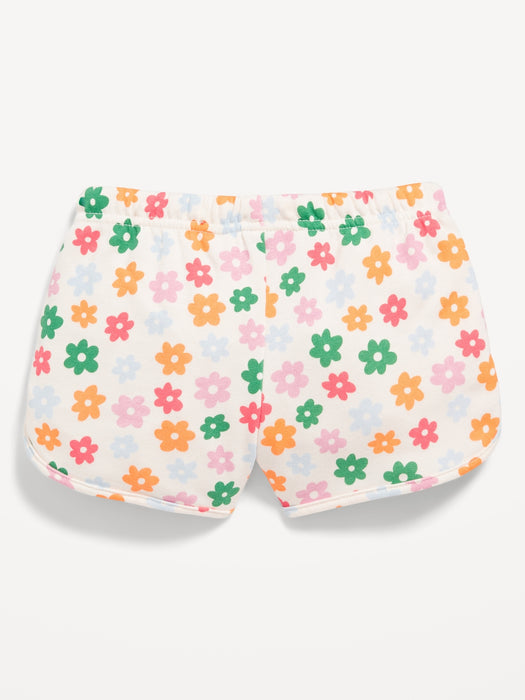 French Terry Dolphin-Hem Shorts for Toddler Girls