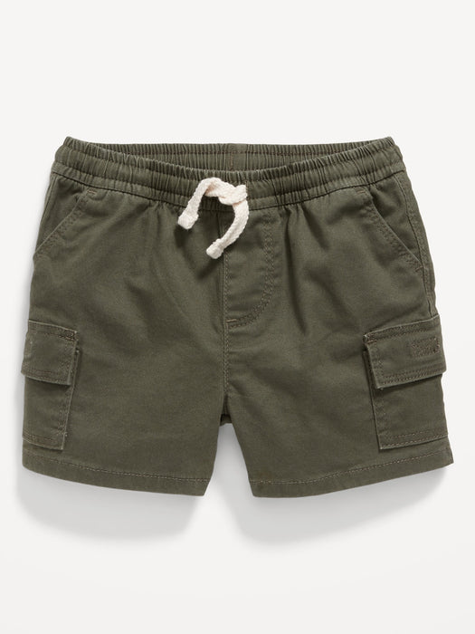 Functional Drawstring Cargo Shorts for Baby