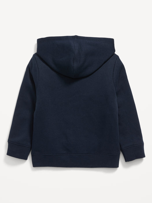 Unisex Logo-Graphic Zip Hoodie for Toddler