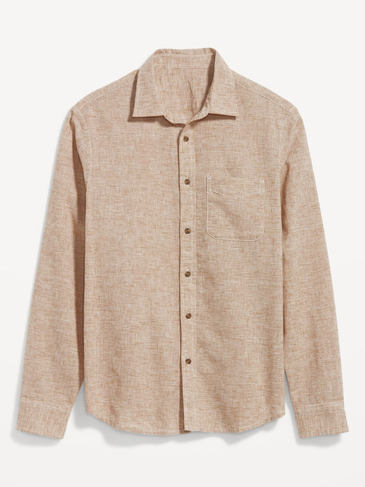 Classic Fit Everyday Linen-Blend Shirt