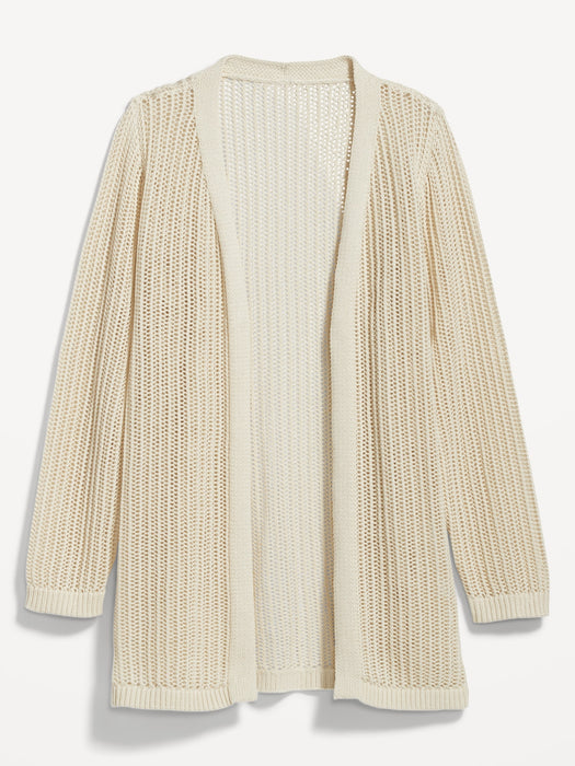 Open-Front Longline Sweater