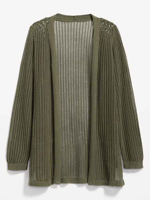 Open-Front Longline Sweater