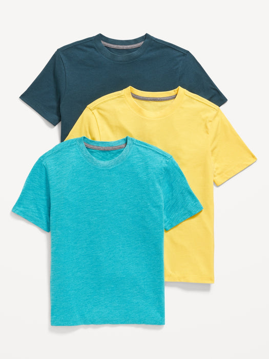 Softest Crew-Neck T-Shirt 3-Pack for Boys