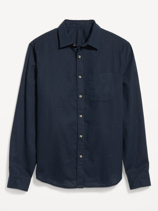 Classic Fit Everyday Linen-Blend Shirt