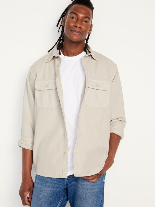 Regular-Fit Non-Stretch Utility Shirt