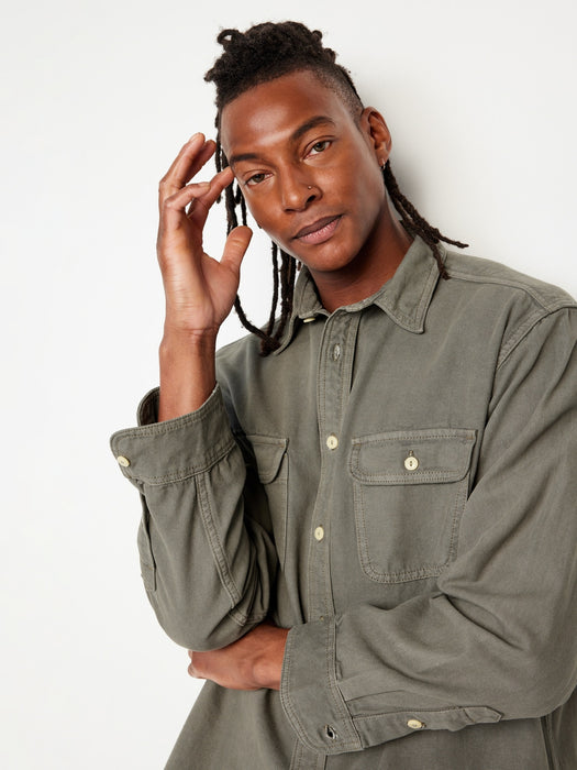 Regular-Fit Non-Stretch Utility Shirt