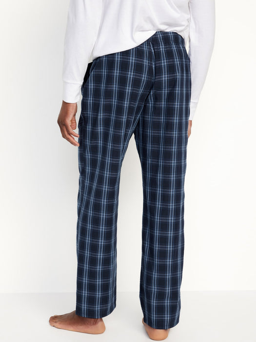 Printed Poplin Pajama Pants