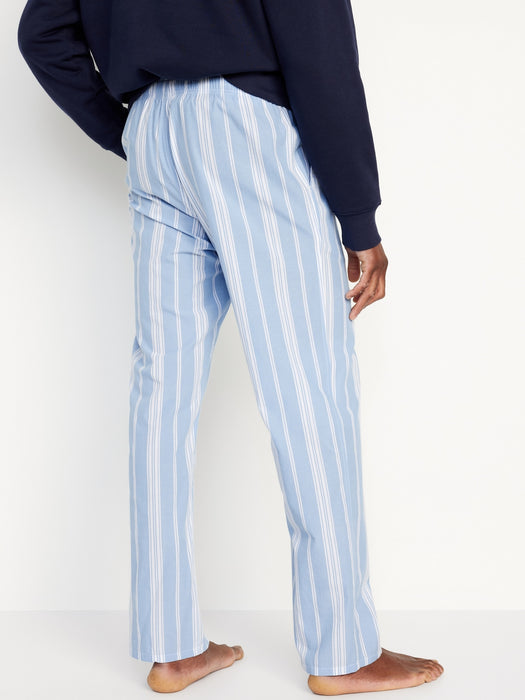Printed Poplin Pajama Pants