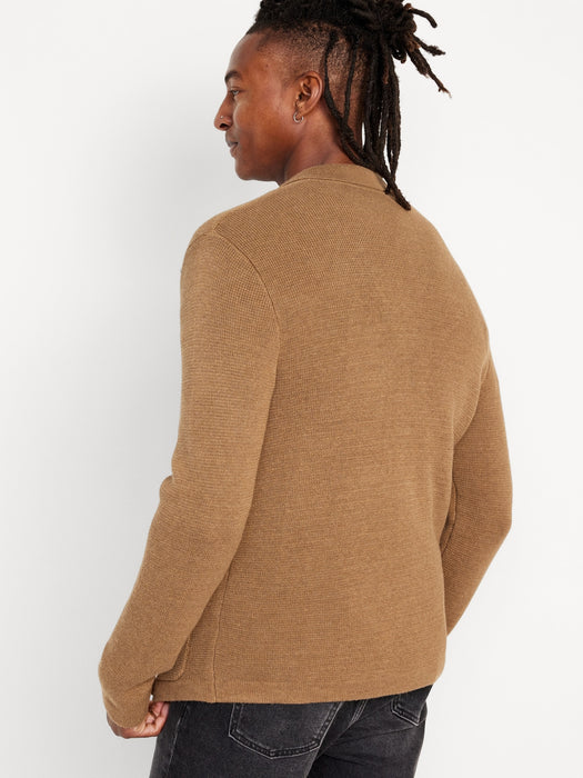 Button-Front Sweater