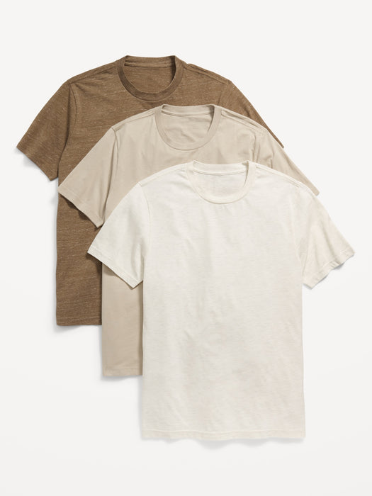 Solid Crew-Neck T-Shirt 3-Pack