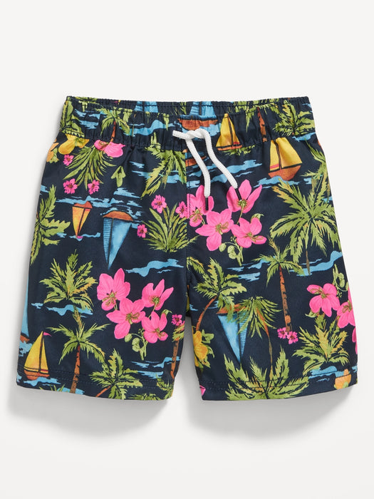Printed Swim Trunks for Toddler Boys
