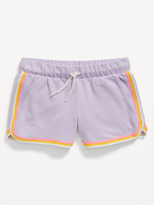 French Terry Dolphin-Hem Cheer Shorts for Girls