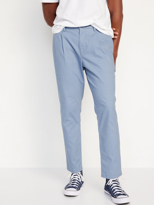 Loose Taper Built-In Flex Pleated Ankle Chino
