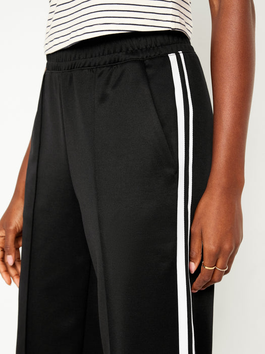 High-Waisted Performance Track Pants