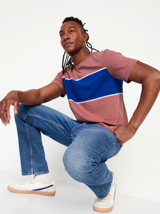 Crew-Neck Striped T-Shirt