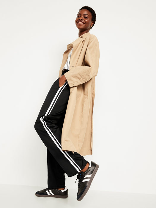 High-Waisted Performance Track Pants