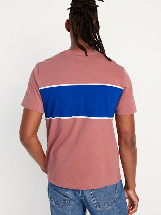 Crew-Neck Striped T-Shirt