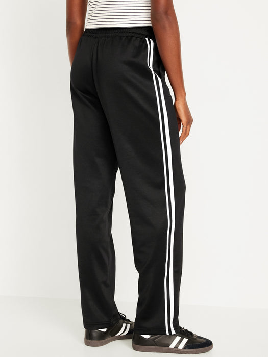 High-Waisted Performance Track Pants