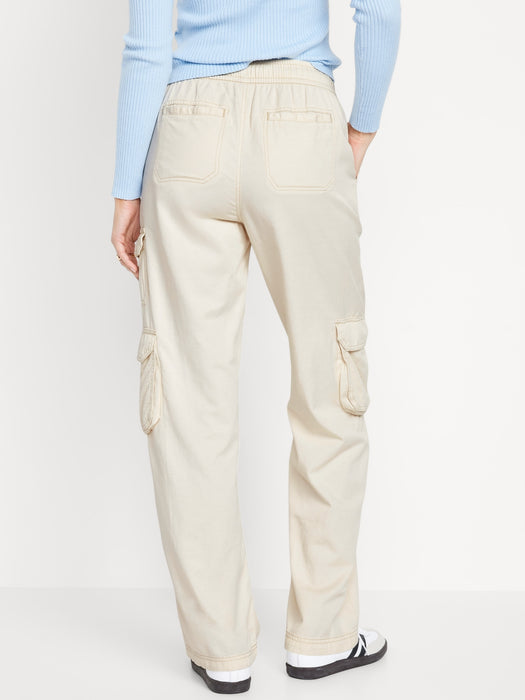 Mid-Rise Cargo Pants