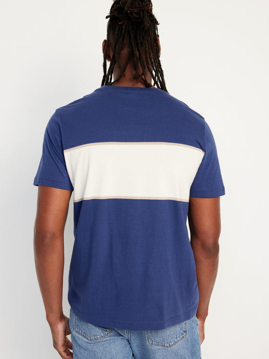 Crew-Neck Striped T-Shirt