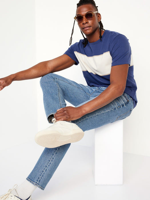 Crew-Neck Striped T-Shirt