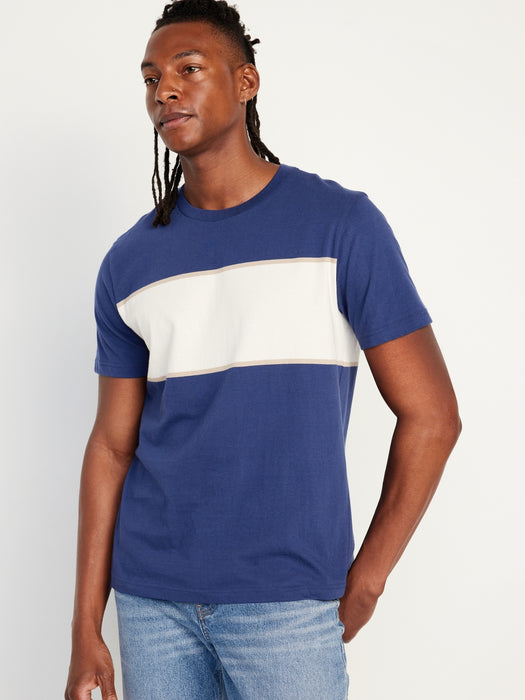 Crew-Neck Striped T-Shirt