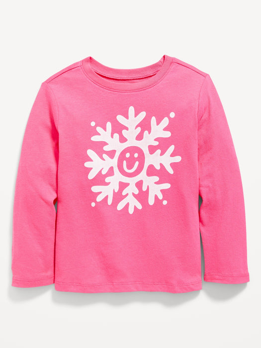 Unisex Long-Sleeve Graphic T-Shirt for Toddler