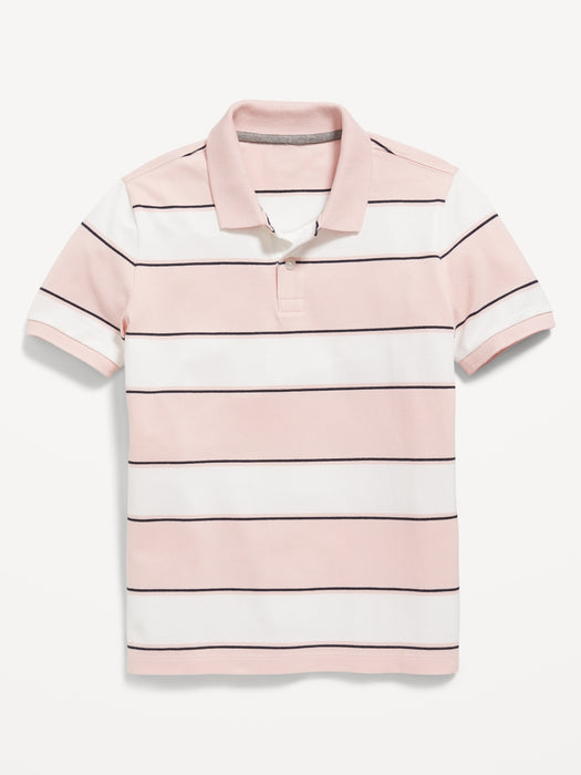 Printed Pique Polo Shirt for Boys