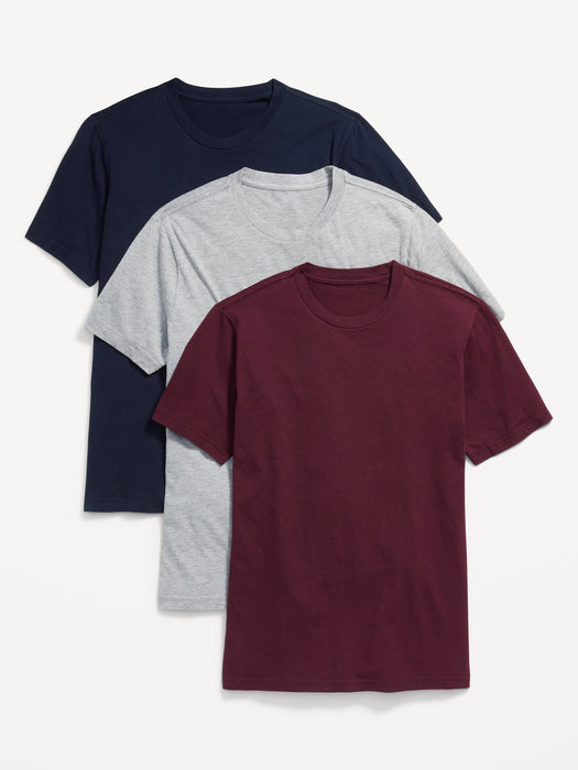 Solid Crew-Neck T-Shirt 3-Pack