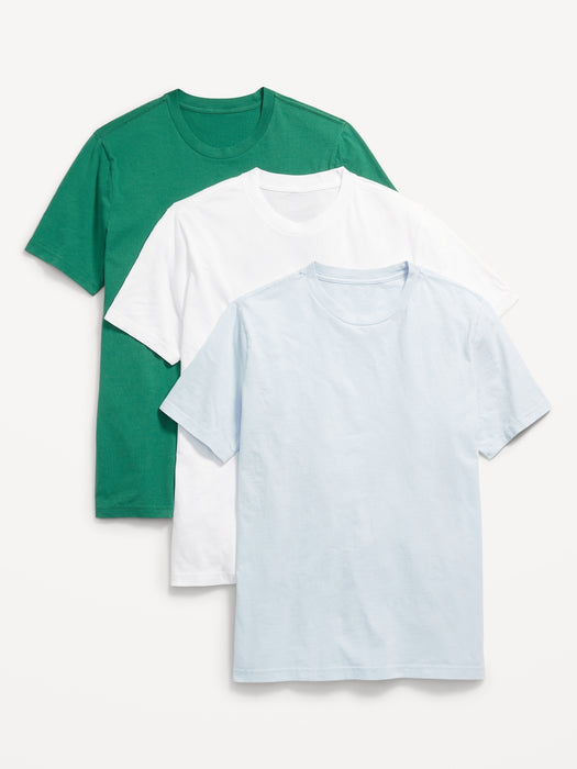 Solid Crew-Neck T-Shirt 3-Pack