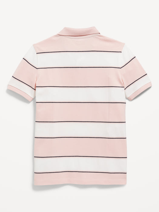 Printed Pique Polo Shirt for Boys