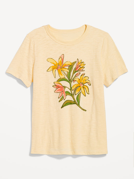 EveryWear Slub-Knit Graphic T-Shirt