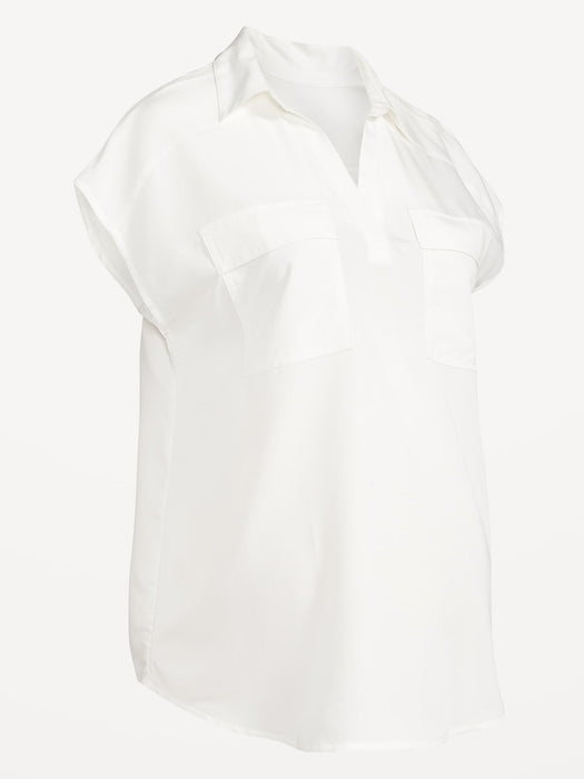 Maternity Dolman Sleeve Blouse