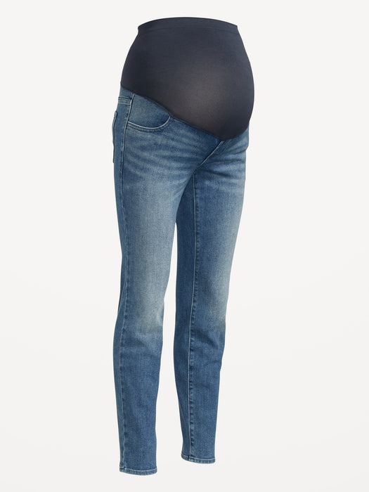Maternity Full-Panel Wow Straight Jeans
