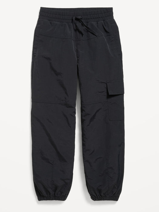 High-Waisted Cargo Performance Pants for Girls