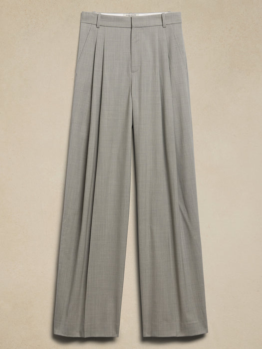 Siena Wide-Leg Italian Wool Pant