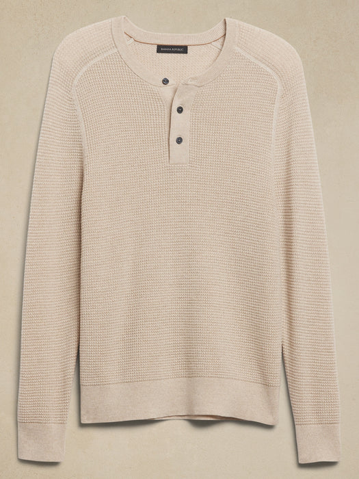 Sante Merino Henley Sweater